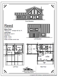 reed log home stock plans 