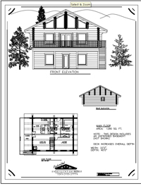 bohrnsen log home stock plans 