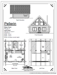 pellerin log home stock plans 